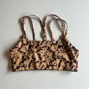 The North Face Tan and Brown Sports Bra